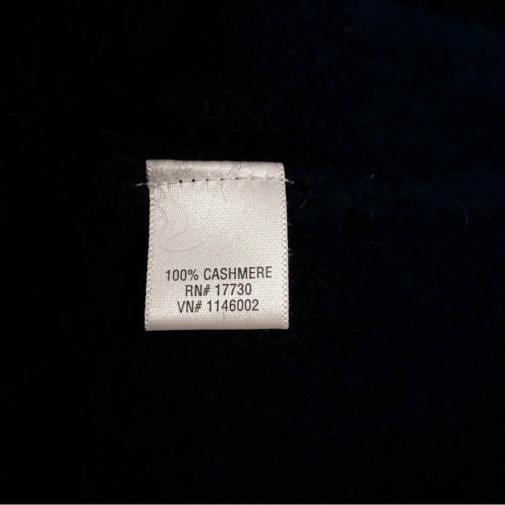 100% Cashmere Black Turtleneck Sweater Isaac Mizrahi S - Picture 6 of 7